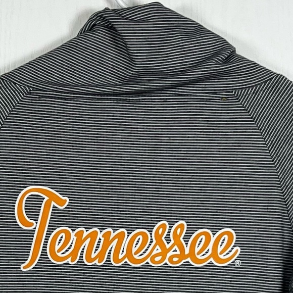 Tennessee Volunteers Full Zip Turtle Neck Sweatshirt TN Orange Black Size Large - Picture 3 of 12